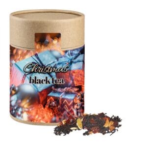 Schwarztee, Weihnachts ca. 125g, Kraftpapierdose Maxi