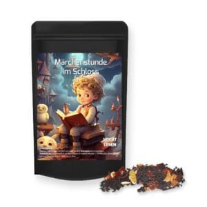 Schwarztee, Weihnachts ca. 20g, Standbeutel Mini schwarz