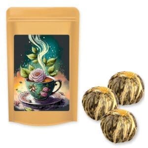 Tee Grüner China Marigold-Silvery-Stag, ca. 20g, Standbeutel Midi