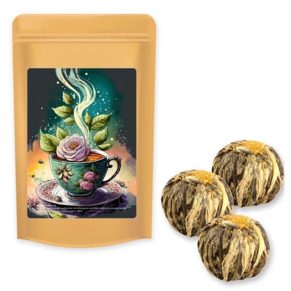 Tee Grüner China Marigold-Silvery-Stag, ca. 20g, Standbeutel Midi