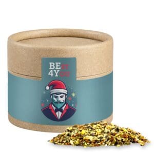 Weihnachts Gewürzmischung Chefsache, ca. 30g, Kraftpapierdose Mini