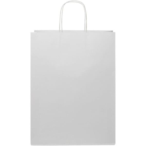 Kraftpapiertasche 120 g/m² mit gedrehten Griffen – 31 × 12 × 41 cm