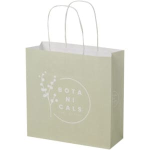 Kraftpapiertasche 120 /m² mit gedrehten Griffen – 24 × 9 × 24 cm
