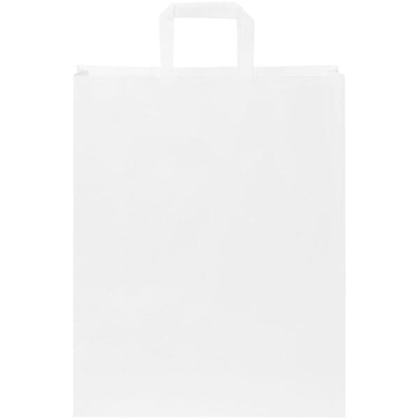 Kraftpapiertasche 80-90 g/m² mit flachen Griffen – 32 × 12 × 40 cm