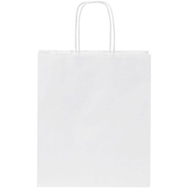 Kraftpapiertasche 80 g/m² mit gedrehten Griffen – 18 × 8 × 21 cm