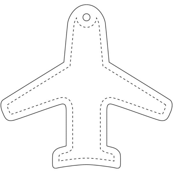 RFX™ H-09 Reflektierender TPU-Anhänger Flugzeugs
