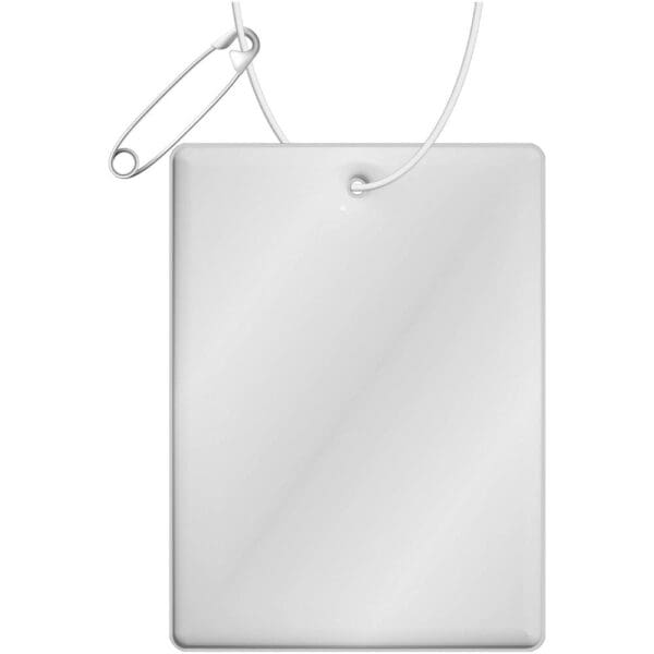 RFX™ H-12 rechteckiger, leichter, reflektierender PVC-Anhänger – groß