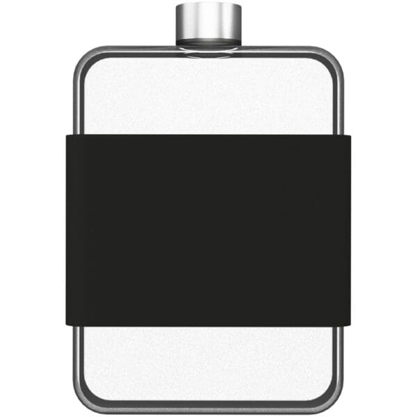 SCX.design D20 450 ml flache Tritan Wasserflasche mit Silikonhülle