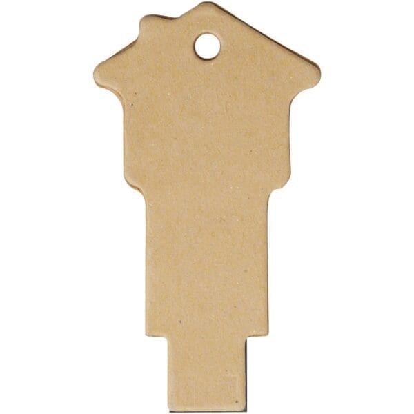 USB-Stick Haus 2.0 aus recyceltem Papier