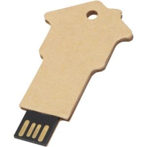 USB-Stick Haus 2.0 aus recyceltem Papier