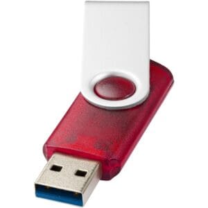 USB-Stick Rotate 3.0 transparent