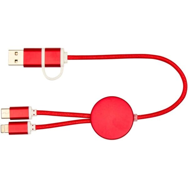 Alasia 30 cm 5-in-1 Kabel aus recyceltem Kunststoff für Datenübertragung und 27W Schnellladung