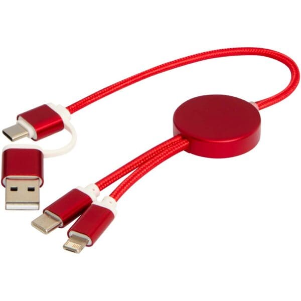 Alasia 30 cm 5-in-1 Kabel aus recyceltem Kunststoff für Datenübertragung und 27W Schnellladung