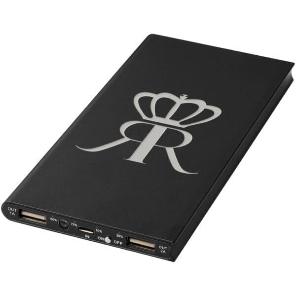 Aluminium-Powerbank Plate 8000 mAh