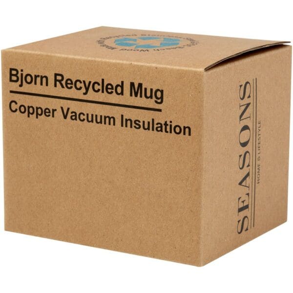 Becher Bjorn RCS-zertifizierter aus recyceltem Edelstahl mit Kupfer-Vakuumisolierung, 360 ml