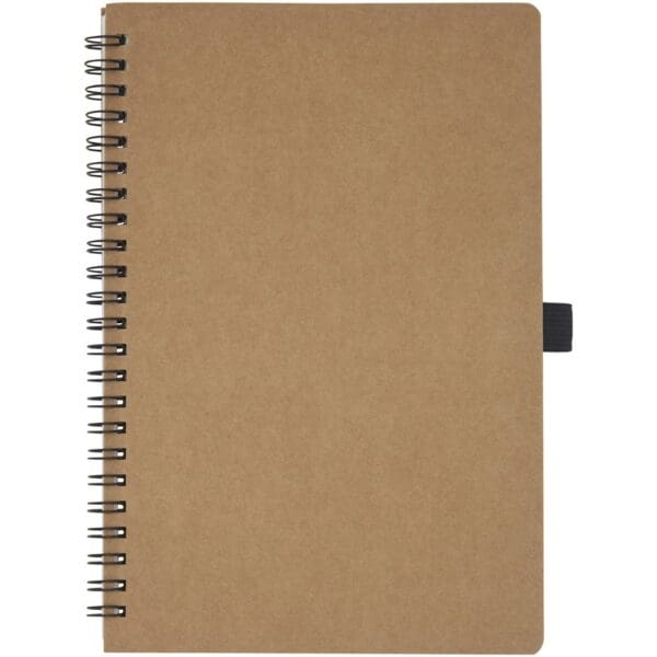 Cobble A5 Notizbuch mit Spiralbindung aus recyceltem Karton mit Steinpapier