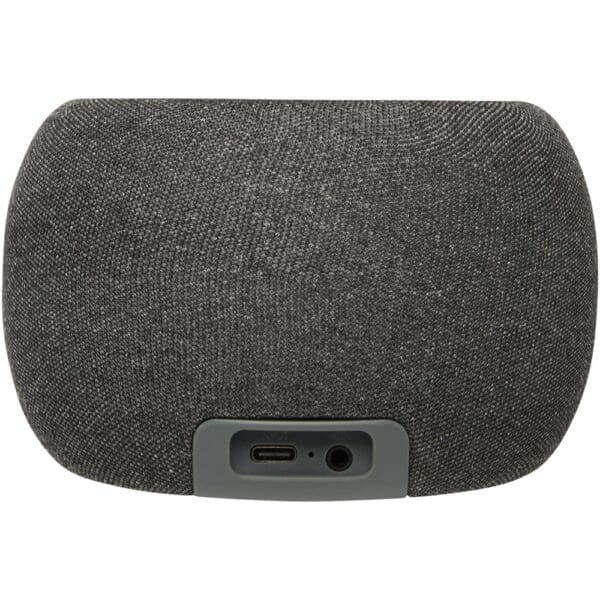 Ecofiber Bambus/RPET Bluetooth® Lautsprecher und kabelloses Ladepad