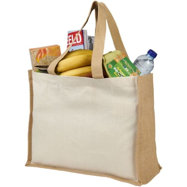 Einkaufstasche Varai 320 g/m Canvas und Jute 23L
