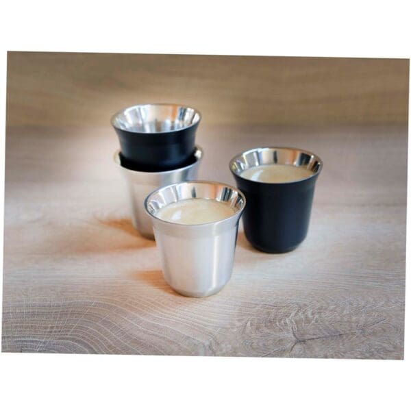 Espressotassen Duo 80 ml RCS-zertifiziertes Set aus Edelstahl