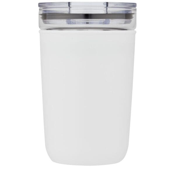 Glasbecher Bello 420 ml mit Außenwand aus recyceltem Kunststoff