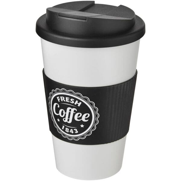Isolierbecher Americano® 350 ml mit Schutzring & auslaufsicherem Schraubverschluss
