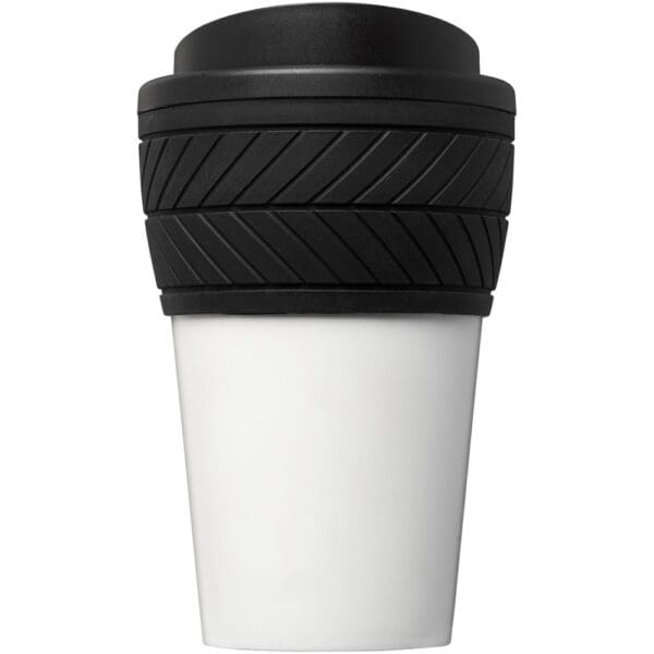 Isolierbecher Brite-Americano® 350 ml mit Schutzring Reifen-Design