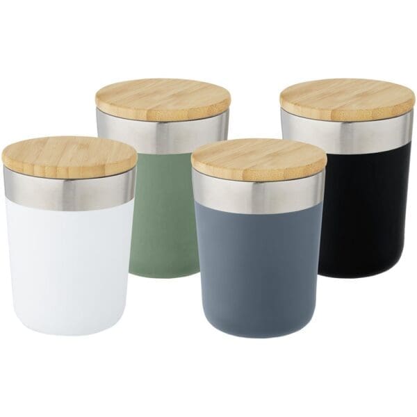 Isolierbecher Lagan 330 ml Kupfer-Vakuum mit Bambusdeckel