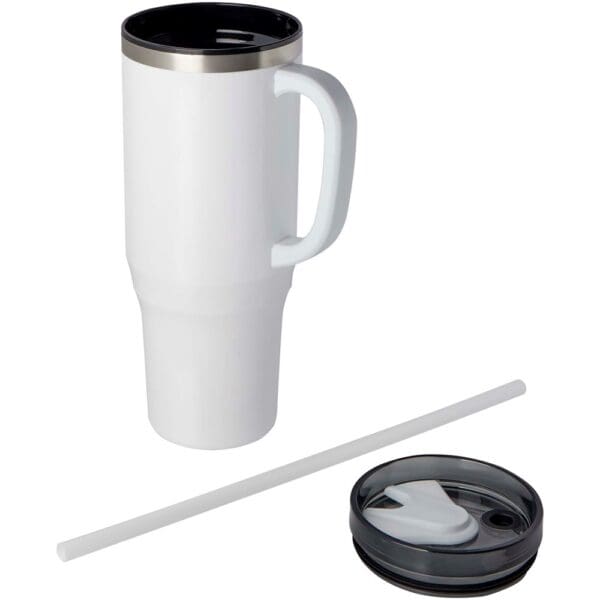 Isolierbecher Melbourne 1200 ml RCS-zertifizierter mit Strohhalm