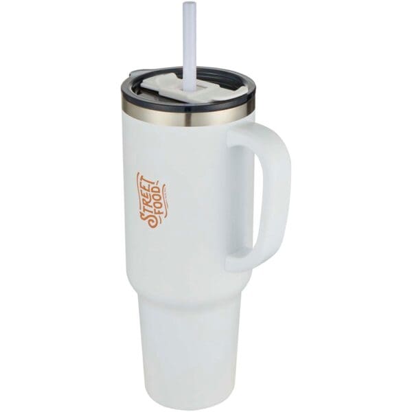 Isolierbecher Sydney 1200 ml doppelwandiger RCS-zertifizierter Kupfer-Vakuum mit Strohhalm