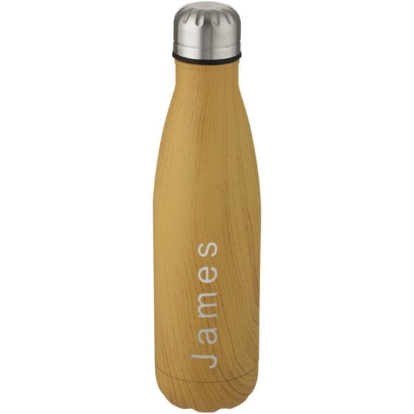 Isolierflasche Cove 500 ml Kupfer-Vakuum in Holzoptik