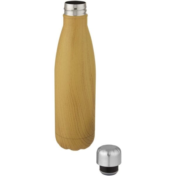 Isolierflasche Cove 500 ml Kupfer-Vakuum in Holzoptik