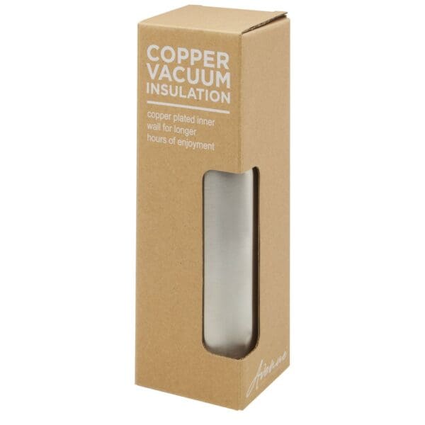 Isolierflasche Ljungan 500 ml Kupfer-Vakuum mit PU Kunststoffband und Deckel