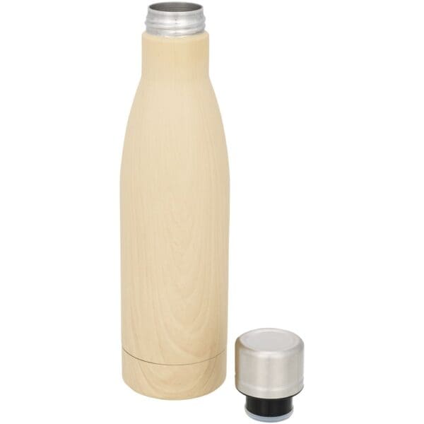 Isolierflasche Vasa Kupfer-Vakuum in Holzoptik, 500 ml