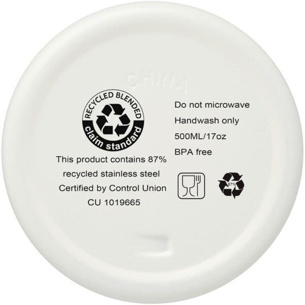 Isolierflasche Vasa RCS-zertifizierte Kupfer-Vakuum aus recyceltem Edelstahl, 500 ml