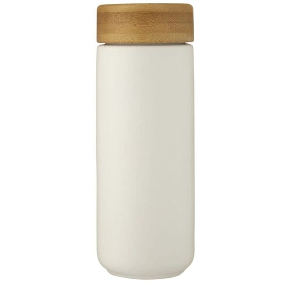 Keramikbecher Lumi 300 ml mit Bambusdeckel