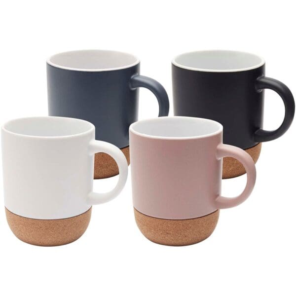 Keramiktasse Billie 300 ml mit Korkdetails
