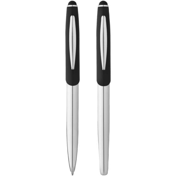 Kugelschreiber- Geneva Stylus und Tintenrollerset (blaue Mine)