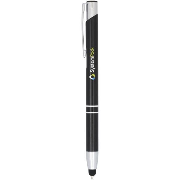Kugelschreiber Moneta mit Metall Touchpen (blaue Mine)