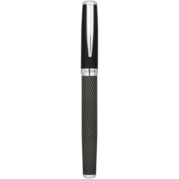 Kugelschreiberset Carbon Duo mit Hülle (schwarze Mine)