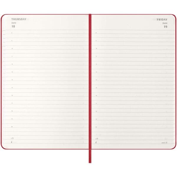 Moleskine Hardcover 12 Monate Tageskalender