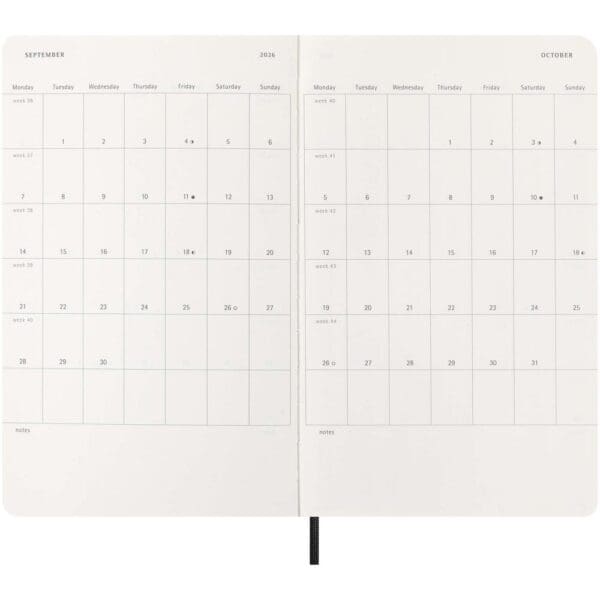 Moleskine Softcover 12 Monate Tageskalender