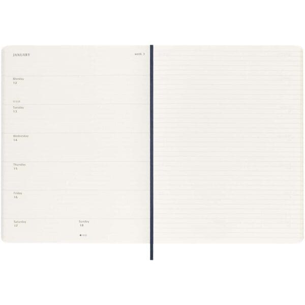 Moleskine Softcover 12 Monate Wochenkalender XL
