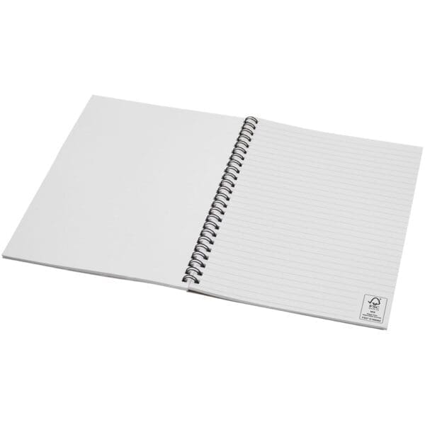 Notizbuch Desk-Mate® A5 recyceltes farbig mit Spiralbindung