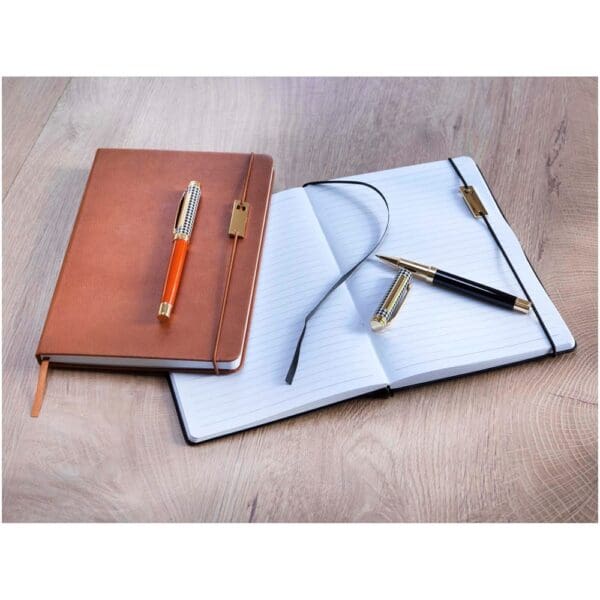 Notizbuch Legato A5 und Tintenroller Set (blaue Mine)