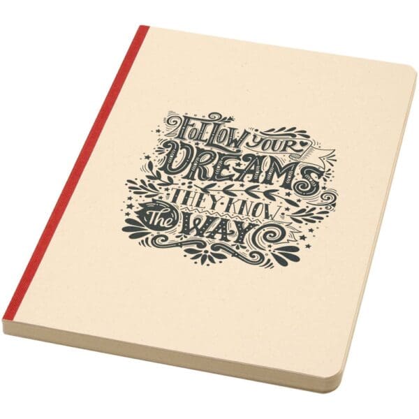 Notizbuch Liliana A5 Zuckerrohr und RPET Softcover