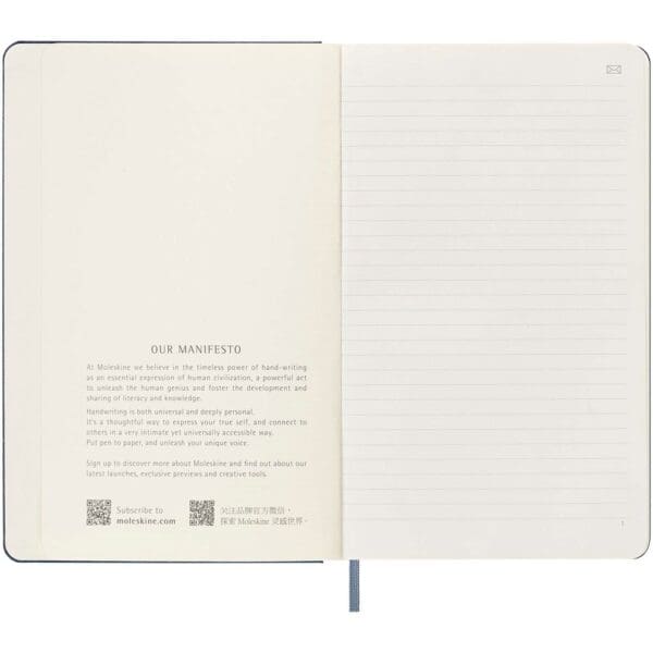Notizbuch Moleskine Large Smart – liniert