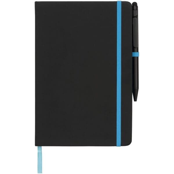 Notizbuch Noir Edge A5 mit farbigem Rand