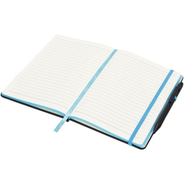 Notizbuch Noir Edge A5 mit farbigem Rand
