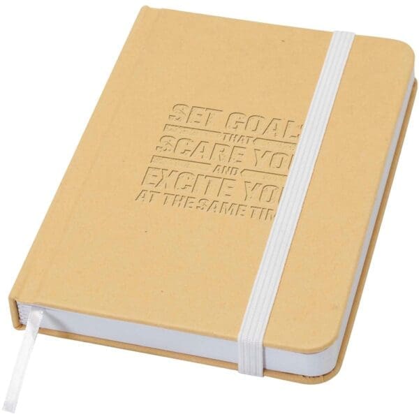 Notizbuch, Reed A6 Hardcover blanko, aus recyceltem Material