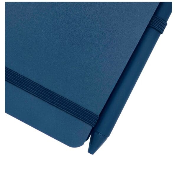 Notizbuch Thalaasa A6 Hardcover aus Ocean Bound Kunststoff mit Kugelschreiber (schwarze Mine)